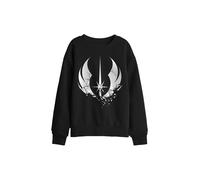 Star Wars Obiwan Kenobi Shattered Jedi Kids Sweatshirt, Black | Size: 9-11 Years Star Wars Black 9-11 Years