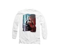 Star Wars ObiWan Kenobi Stormtrooper Painted Long Sleeve T-Shirt, White | Size: Large Star Wars White L
