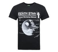 Star Wars Official Mens Haynes Manual Death Star T-Shirt