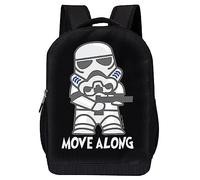 STAR WARS Officially Licensed Backpack For Boys Durable Polyester Laptop Sleeve Adjustable Straps 17" H x 12" W x 6" D, Storm Trooper, L, Star Wars Backpack