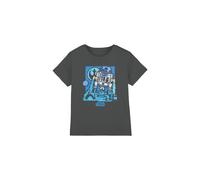 Star Wars Papercut R2D2 Kids T-Shirt Charcoal | Size: 3-4 Years Star Wars Charcoal 3-4 Years