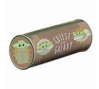 Star Wars Pencil Case (The Mandalorian Grogu Expressions Design) Pencil Case for Stationery and Drawing Set, Star Wars Gifts for Men, Women and Kids - Official Merchandise