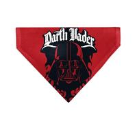Star Wars Pet Bandana Star Wars Darth Vader Face and Text Flame Red Black White Slip On Collar Bandana Only