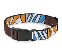 Star Wars Pet Collar, Dog Collar Plastic Buckle, Star Wars The Clone Wars Ahsoka Tano Bounding Elements, 9.5 to 13 Inches 1.0 Inch Wide
