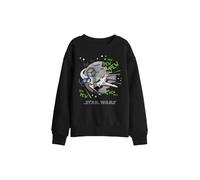 Star Wars Pew Pew Xwing Kids Sweatshirt, Black | Size: 12-13 Years Star Wars Black 12-13 Years