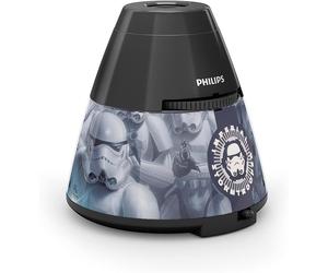 Star Wars Philips LED Children's Night Light and Projector - Black