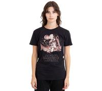 Star Wars Pink Vintage Poster Womens T-Shirt S-2XL, Black