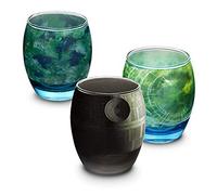 Star Wars Planetarium Glassware 6pc Kitchenware Death Star, Endor, Alderaan, Dagobah, Hoth, and Tatooine