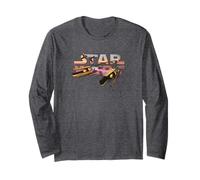 Star Wars Pod Racing Text Fill Star Wars Logo Long Sleeve T-Shirt