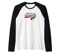 Star Wars Pod Racing Text Fill Star Wars Logo Raglan Baseball Tee