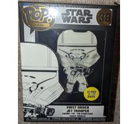 Funko Pop! Large Enamel Pin Star Wars: First Order Jet Trooper White - Star Wars Enamel Pins - Cute Collectable Novelty Brooch - for Backpacks & Bags - Gift Idea - Official Merchandise