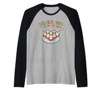 Star Wars Porgs Squeaking Through The Snow Holiday Raglan Baseball Tee