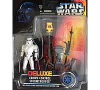 Star Wars: Power of the Force Deluxe Crowd Control Stormtrooper Action Figure by Kenner