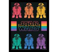 Star Wars Pride Rainbow R2-D2 Poster