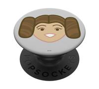 Star Wars Princess Leia Face Flattened Art PopSockets Swappable PopGrip