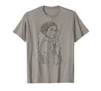 Star Wars Princess Leia Geometric Line Drawing T-Shirt T-Shirt