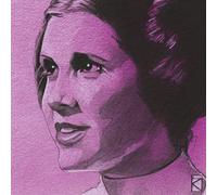 Star Wars "Princess Leia Sketch Canvas Print, Cotton, Multi-Colour, 1.80 x 30.00 x 30.00 cm