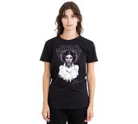 Star Wars Princess Leia Street Portrait Ladies T Shirt, Black, Small