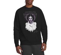 Star Wars Princess Leia Street Portrait Womens Sweatshirt S-2XL, Black