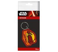 Star Wars Pyramid International Episode VII Rey Speeder Rubber Keychain, Multi-Colour, 4.5 x 6 cm