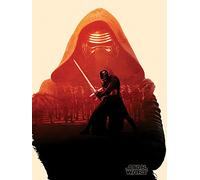 Star Wars Pyramid International Kylo Ren Tri Episode VII Canvas Print, Multi-Colour, 60 x 80 x 1.3 cm