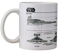 Star Wars Pyramid International MG23477 Destroyer Sketch Mug-Multi Colour-11oz, Multi-Colour, 11 oz/315 ml