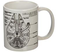 Star Wars (Millennium Falcon Sketch) Mug - White
