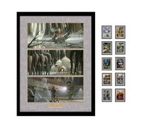 Star Wars Pyramid International (Mission To Dagobah) 30cm x 40cm Framed, Collectors Print - A Stunning Artwork to Enhance Your Collection or Living Space, One Size
