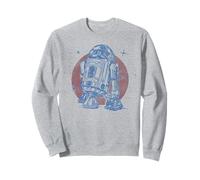 Star Wars R2-D2 Vintage Neon Retro Sparkly Badge Sweatshirt