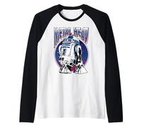 Star Wars R2D2 Metal Head Raglan Baseball Tee