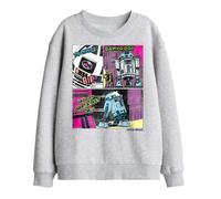 Star Wars R2D2 To The Rescue Kids Sweatshirt, Athletic Heather, 7-8