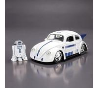 Star Wars R2D2 VW Drag Beetle 1:24 Scale Vehicle with Figure