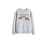 Star Wars Racer Anakin Kids Sweatshirt, Athletic Heather in Light Grey | Size: 5-6 Years Star Wars Light Grey 5-6 Years