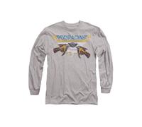 Star Wars Racer Anakin Long Sleeve T-Shirt, Athletic Heather in Light Grey | Size: Large Star Wars Light Grey L