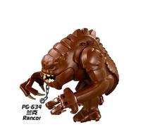 Star Wars Rancor Figures Angry Replacement Blocks Dark Brown Game Toys Building Block Christmas Gift