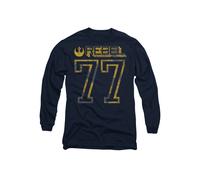 Star Wars Rebel 77 Long Sleeve T-Shirt, Navy | Size: 2XL Star Wars Navy 2XL