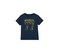 Star Wars Rebel 77 Unisex Kids T Shirt, Navy, 5-6 Years