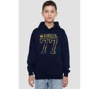 Star Wars Rebel 77 Youth Kids Pull-Over Hoodie, Navy Disney Navy 5-6 Years