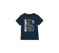 Star Wars Rebel Droids Unisex Kids T Shirt, Navy, 9-10 Years