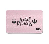 Star Wars "Rebel Princess" Pink Dog Placemat for Dog Bowls, 19" x 12" | Dog Food Placemat for Food and Water, Silicone Placemats from Star Wars | Dog Food Mat