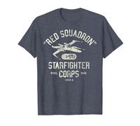 Star Wars Rebel X-Wing Starfighter Corps Graphic T-Shirt T-Shirt, Men, Heather Blue, X-Large