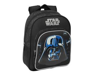 Star Wars Rebellion - Children's School Backpack, Ideal for Children of Different Ages, Comfortable and Versatile, Quality and Resistance, 27 x 10 x 33 cm, Black/White, M, Casual