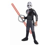 Star Wars Rebels Costume, Kids Deluxe The Inquisitor Outfit, Large, Age 8-10, HEIGHT 4’ 8” - 5'