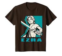 Star Wars Rebels Ezra T-Shirt, Youth, Brown, Small