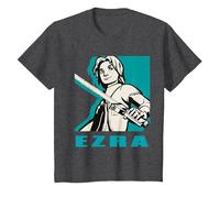 Star Wars Rebels Ezra T-Shirt, Youth, Dark Heather Grey, Medium