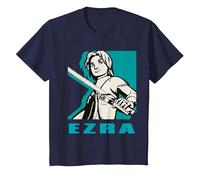 Star Wars Rebels Ezra T-Shirt, Youth, Navy Blue, X-Small