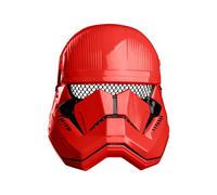Rubie's Official Disney Star Wars Ep 9, Red Stormtrooper Half Face Mask, Childs One Size Halloween