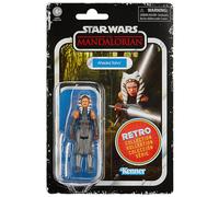 Star Wars Hasbro Retro Collection Ahsoka Tano Toy 9.5 cm-Scale The Mandalorian Collectible Action Figure, Toys for Kids Ages 4 and Up, Multicolor, F4459