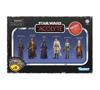 STAR WARS Retro Collection The Acolyte Multipack 3.75 Inch Collectible Action Figure 6-Pack