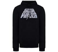 Star Wars Retro Logo Mens Black Hoodie - Size Medium